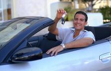 guy with car key